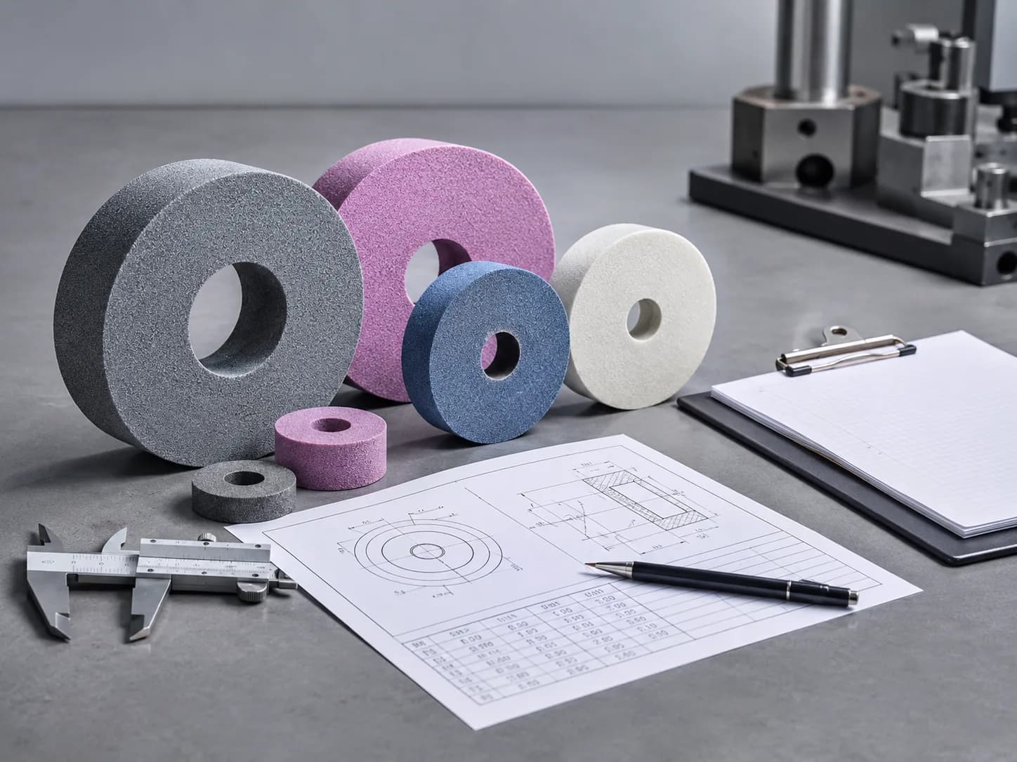 Grinding wheel FAQ and buyer support visual